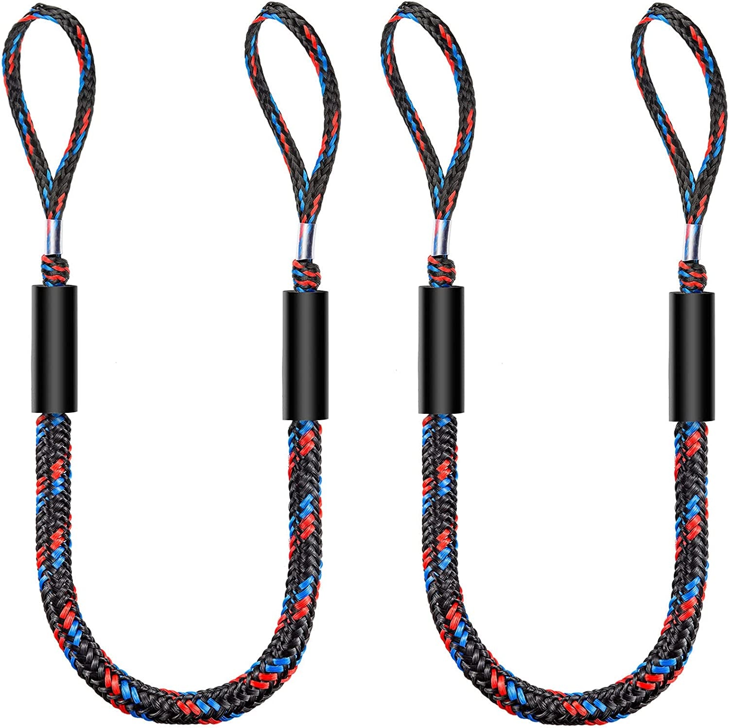 Boat Bungee Dock Lines, Mooring Lines, Boating Gifts for Men, Boat Accessories, Pontoon Accessories, Perfect for Bass Boat, Jet Ski (5 Feet)