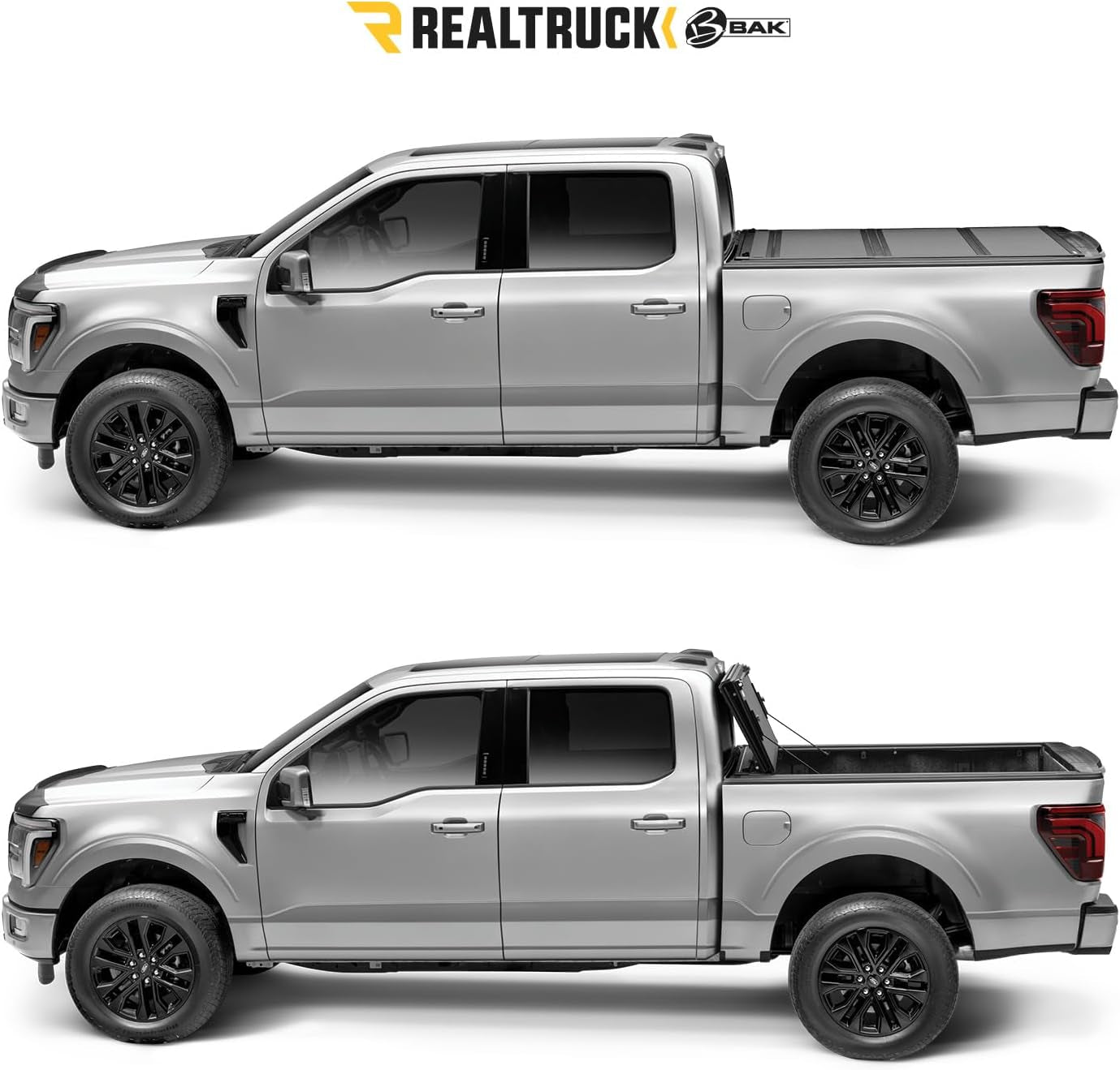 BAK Bakflip MX4 Hard Folding Truck Bed Tonneau Cover | 448339 | Fits 2021-2026 Ford F-150 (Incl. Raptor/Lightning) 5' 7" Bed (67.1")