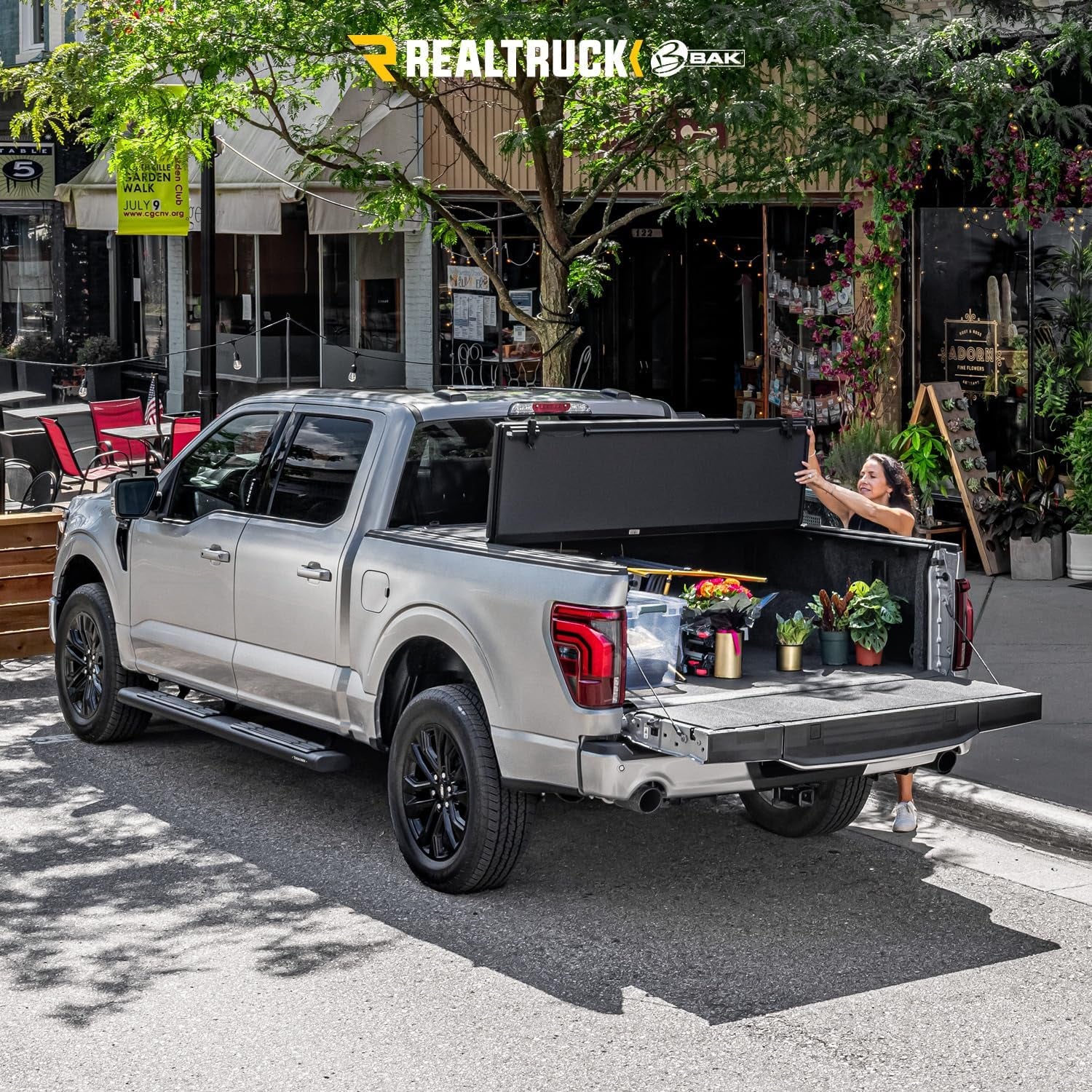 BAK Bakflip MX4 Hard Folding Truck Bed Tonneau Cover | 448339 | Fits 2021-2026 Ford F-150 (Incl. Raptor/Lightning) 5' 7" Bed (67.1")
