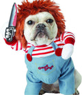 Chucky Pet Clothes Costume Funny Pet Dog & Cat Costume Pet Cosplay Clothes (Large)