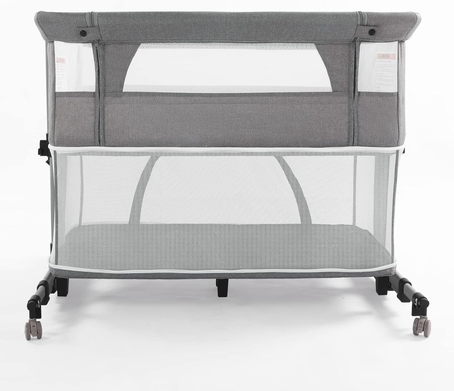 Baby Crib,3 in 1 Bassinet for Baby,Bedside Sleeper Bedside Baby Bassinets Crib for Newborn,Adjustable Portable Baby Bed for Infant/Baby,Gray